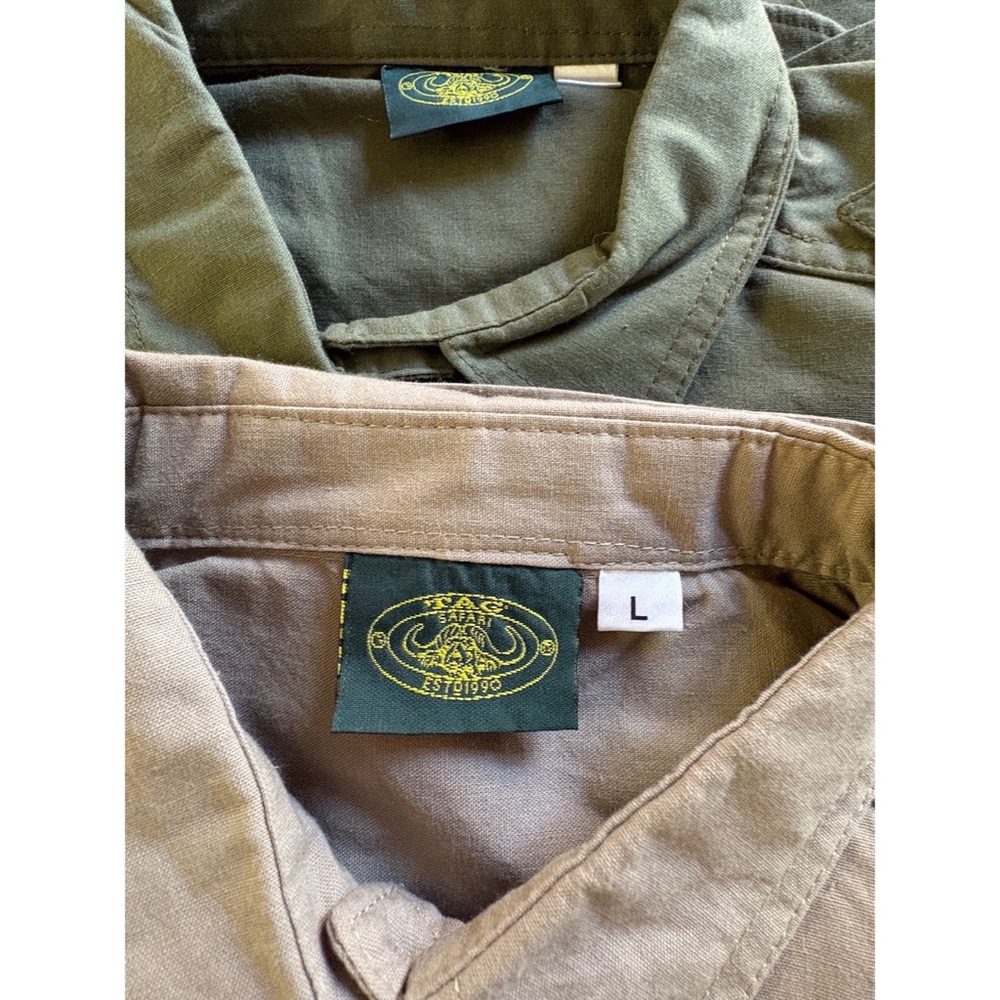 2 TAG Safari Trail Shirts